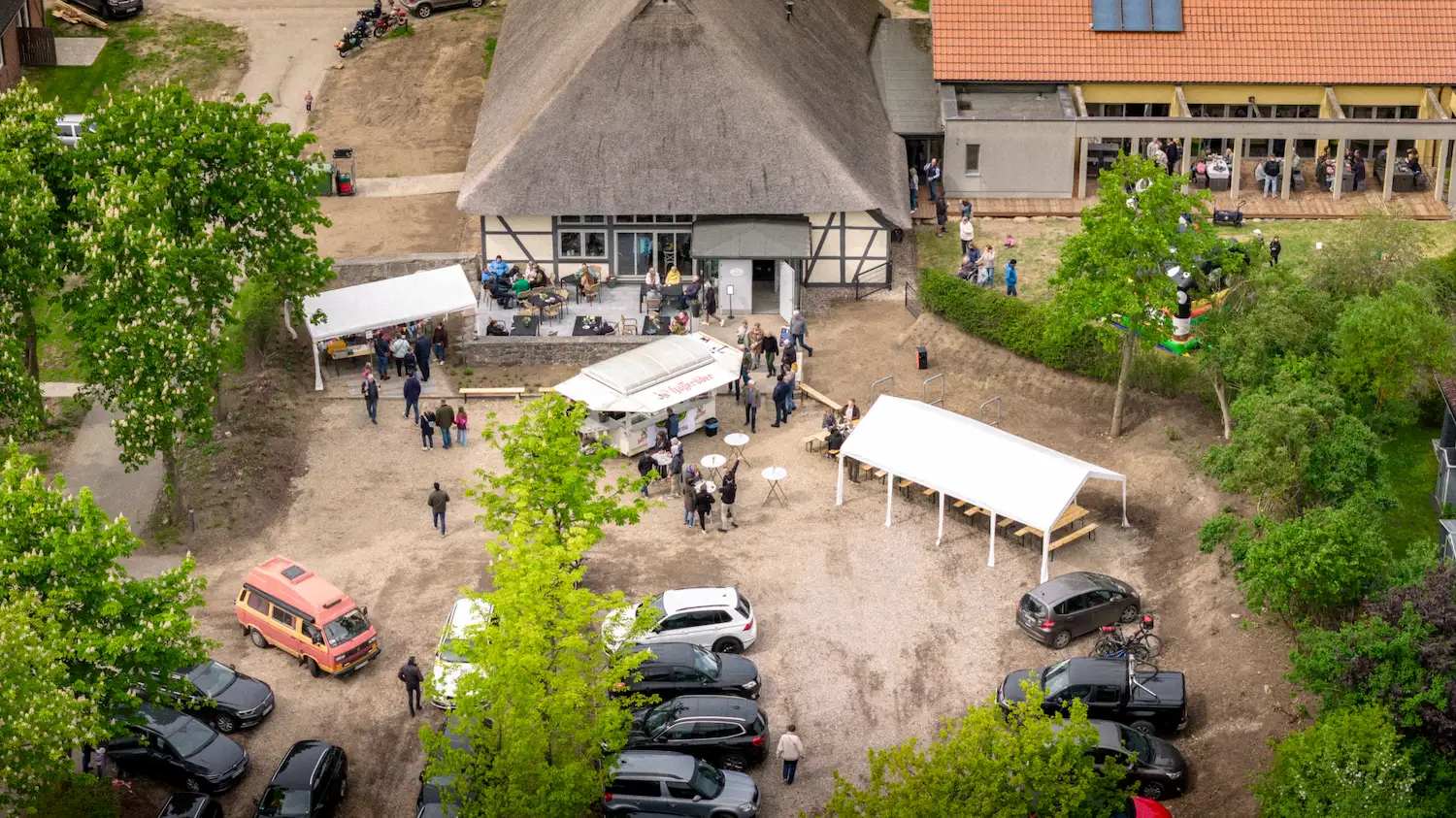 Luftaufnahme Café Landliebe